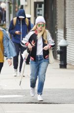 DAKOTA FANNING Out in New York 04/26/2016