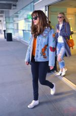 DAKOTA JOHNSON at JFK Airport in New York 04/30/2016