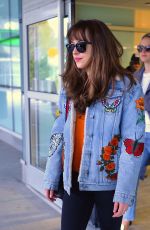 DAKOTA JOHNSON at JFK Airport in New York 04/30/2016