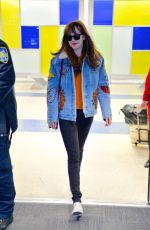 DAKOTA JOHNSON at JFK Airport in New York 04/30/2016