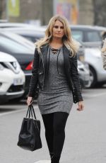 DANIELLE ARMSTRONG, GEORGIA KOUSOULOU and KATE WRIGHT Shopping at Tesco in Essex 03/15/2016