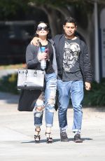 DEMI LOVATO and Wilmer Valderrama Out in West Hollywood 04/14/2016