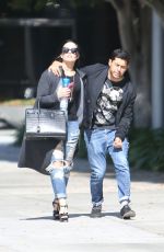 DEMI LOVATO and Wilmer Valderrama Out in West Hollywood 04/14/2016