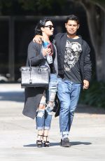 DEMI LOVATO and Wilmer Valderrama Out in West Hollywood 04/14/2016