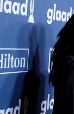 DEMI LOVATO at 2016 Glaad Media Awards in Beverly Hills 04/02/2016