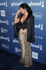 DEMI LOVATO at 2016 Glaad Media Awards in Beverly Hills 04/02/2016