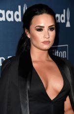 DEMI LOVATO at 2016 Glaad Media Awards in Beverly Hills 04/02/2016