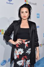 DEMI LOVATO at We Day California in Inglewood 04/07/2016