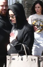 DEMI LOVATO Out and About in Los Angeles 03/30/2016