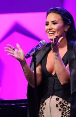 DEMI LOVATO Performs at 27th Annual Glaad Media Awards in Beverly Hills 04/02/2016