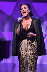 DEMI LOVATO Performs at 27th Annual Glaad Media Awards in Beverly Hills 04/02/2016