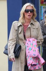 DENISE VAN OUTEN Out Shopping in London 04/14/2016