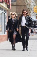 DIANNA AGRON Out and About in New York 04/01/2016