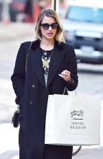 DIANNA AGRON Out Shopping in New York 04/12/2016
