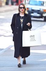 DIANNA AGRON Out Shopping in New York 04/12/2016