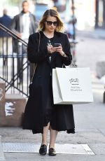 DIANNA AGRON Out Shopping in New York 04/12/2016
