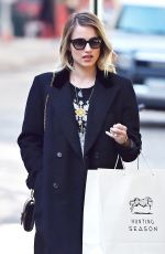 DIANNA AGRON Out Shopping in New York 04/12/2016