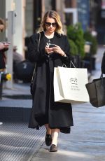 DIANNA AGRON Out Shopping in New York 04/12/2016