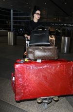 DITA VON TEESE at LAX AIrport in Los Angeles 03/31/2016