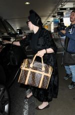 DITA VON TEESE at LAX AIrport in Los Angeles 03/31/2016
