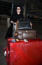 DITA VON TEESE at LAX AIrport in Los Angeles 03/31/2016