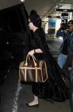 DITA VON TEESE at LAX AIrport in Los Angeles 03/31/2016
