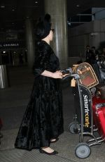 DITA VON TEESE at LAX AIrport in Los Angeles 03/31/2016