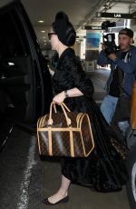 DITA VON TEESE at LAX AIrport in Los Angeles 03/31/2016