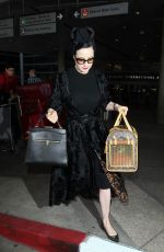 DITA VON TEESE at LAX AIrport in Los Angeles 03/31/2016
