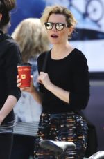 ELIZABETH BANKS Out for Coffee in Vancouver 04/20/2016