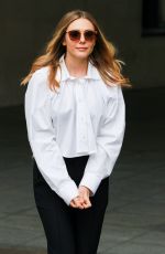 ELIZABETH OLSEN at BBC Radio One in London 04/25/2016