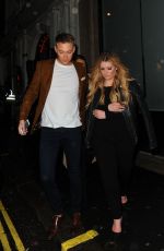 ELLA HENDERSON Leaves Mahiki Nightclub in London 04/02/2016