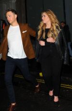 ELLA HENDERSON Leaves Mahiki Nightclub in London 04/02/2016
