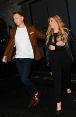 ELLA HENDERSON Leaves Mahiki Nightclub in London 04/02/2016