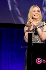 ELLE FANNING at Amazon Studios Presentation at Cinemacon 2016 in Las Vegas 04/14/2016
