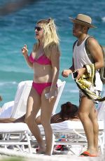 ELLIE GOULDING in Bikini at a Beach in Miami 04/26/2016