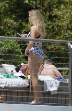 ELLIE GOULDING in Swimsuit at a Pool in Miami 04/29/2016