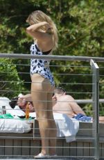 ELLIE GOULDING in Swimsuit at a Pool in Miami 04/29/2016