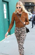 ELSA HOSK Out and About in New York 04/16/2016