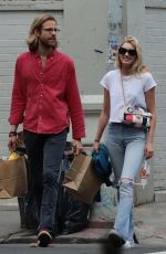 ELSA HOSK Out in New York 04/23/2016