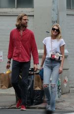 ELSA HOSK Out in New York 04/23/2016