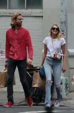 ELSA HOSK Out in New York 04/23/2016