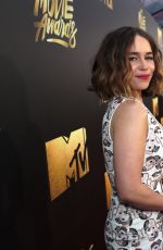 EMILIA CLARKE at 2016 MTV Movie Awards in Burbank 04/09/2016