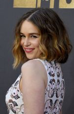 EMILIA CLARKE at 2016 MTV Movie Awards in Burbank 04/09/2016