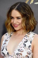 EMILIA CLARKE at 2016 MTV Movie Awards in Burbank 04/09/2016