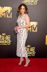 EMILIA CLARKE at 2016 MTV Movie Awards in Burbank 04/09/2016