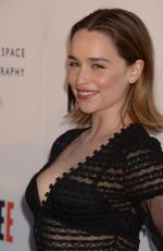 EMILIA CLARKE at Annenberg Space for Photography Presents Refugee in Century City 04/21/2016