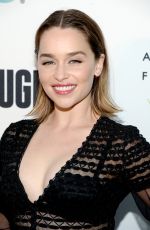 EMILIA CLARKE at Annenberg Space for Photography Presents Refugee in Century City 04/21/2016