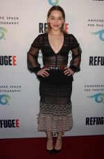 EMILIA CLARKE at Annenberg Space for Photography Presents Refugee in Century City 04/21/2016