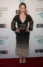 EMILIA CLARKE at Annenberg Space for Photography Presents Refugee in Century City 04/21/2016